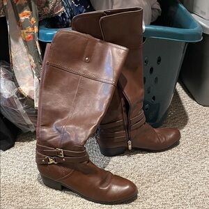 Liz Claiborne Brown Heeled Boots